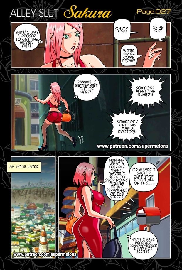 Alley Slut Sakura by Super Melons page 29
