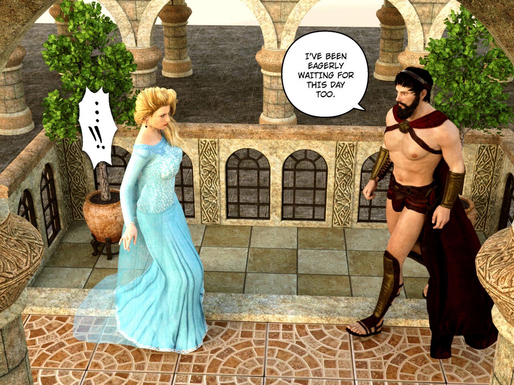 Disney’s Elsa from Frozen Gets Forced - Andy3dx page 4