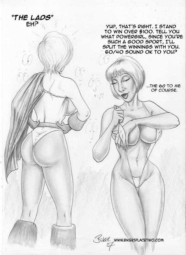 Thong Girl Meets Power Girl page 14