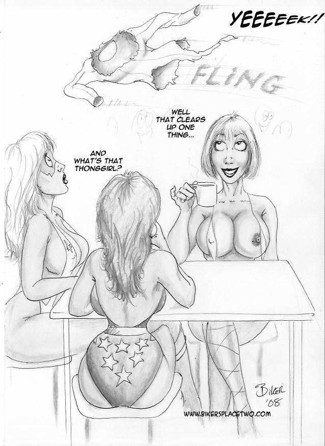 Thong Girl Meets Power Girl page 34