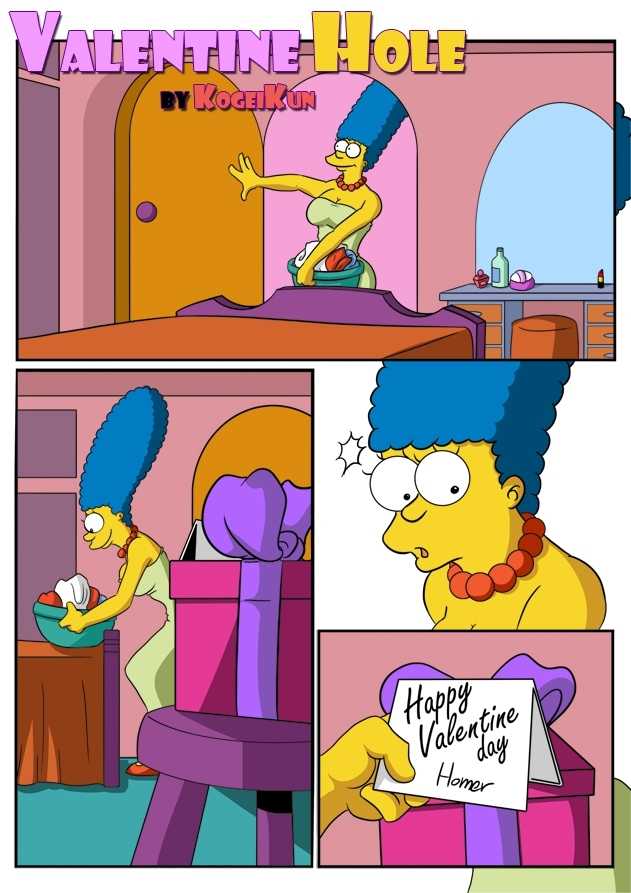 The Simpsons - Valentine Hole page 1