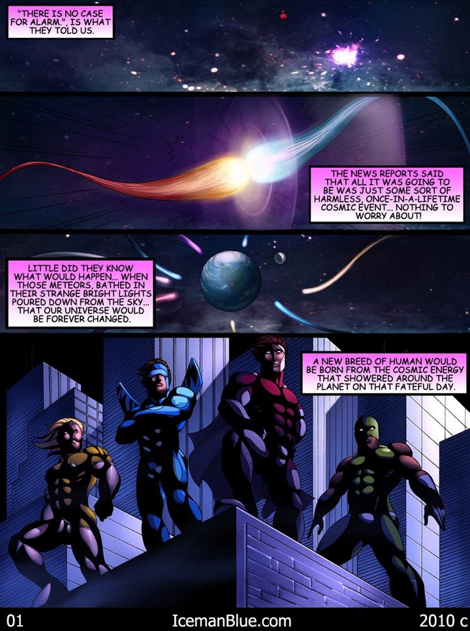 Cosmic Heroes 1 page 2