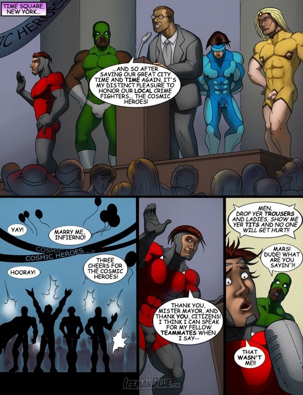 Cosmic Heroes 3 page 2