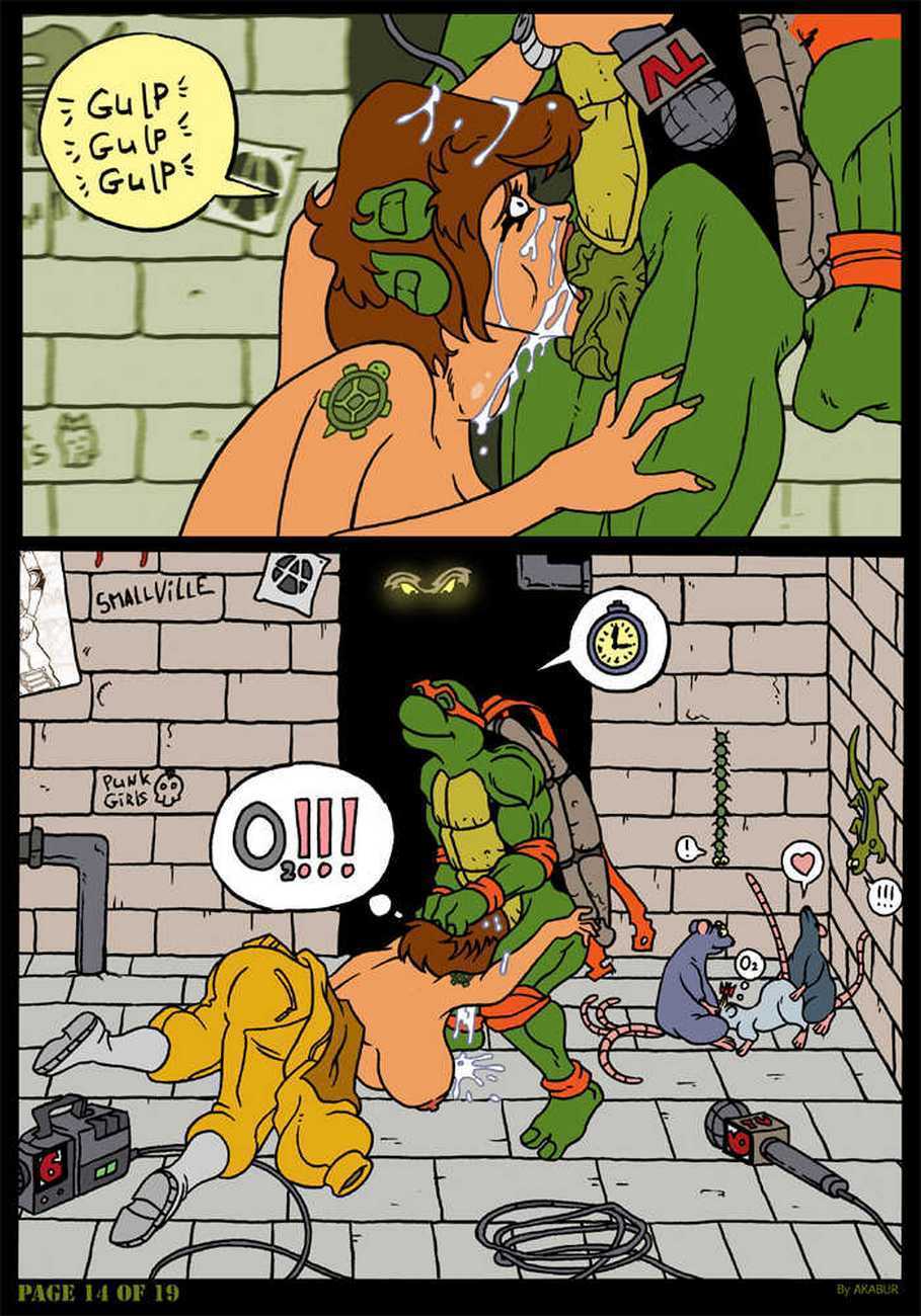 The Slut From Channel Six 2 - Teenage Mutant Ninja Turtles page 16