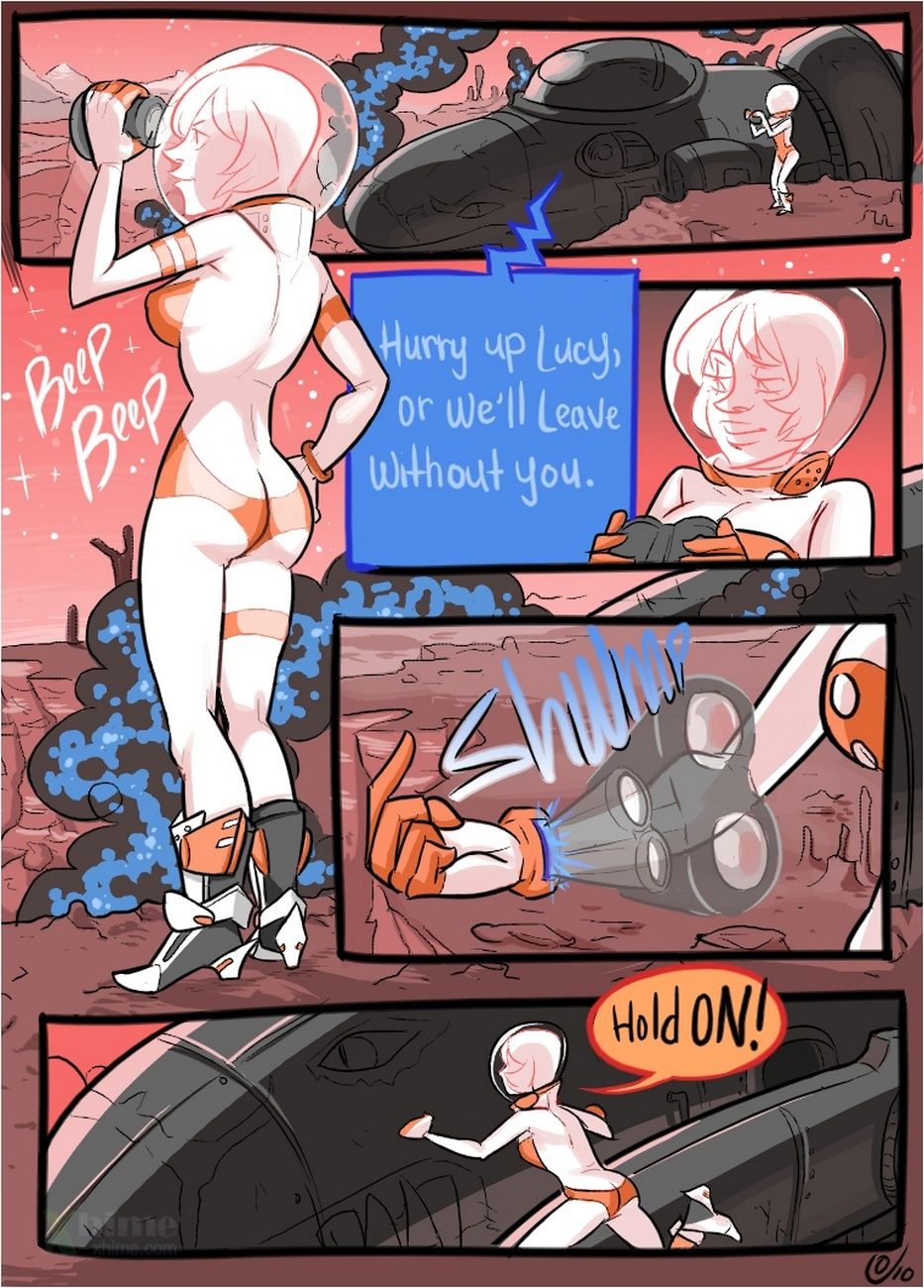 Spacy Lucy 1 - Lonely Human Female Fucks The Galaxy page 2