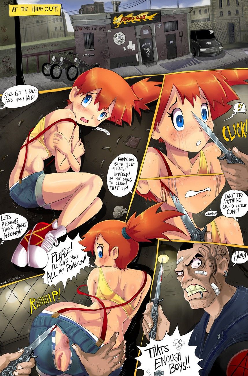 Fuckemon - Misty Gets Wet page 5