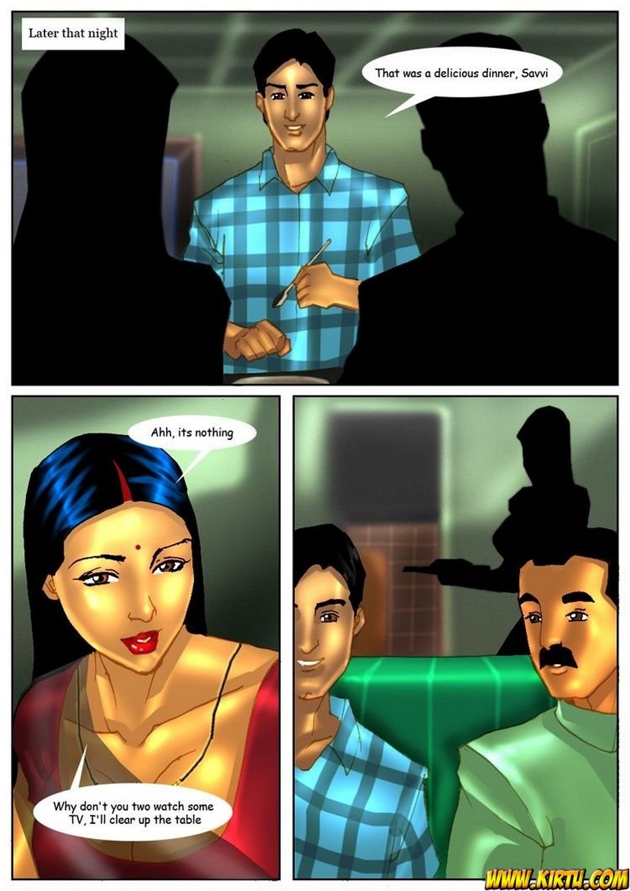 Savita Bhabhi 4 - Visiting Cousin page 13
