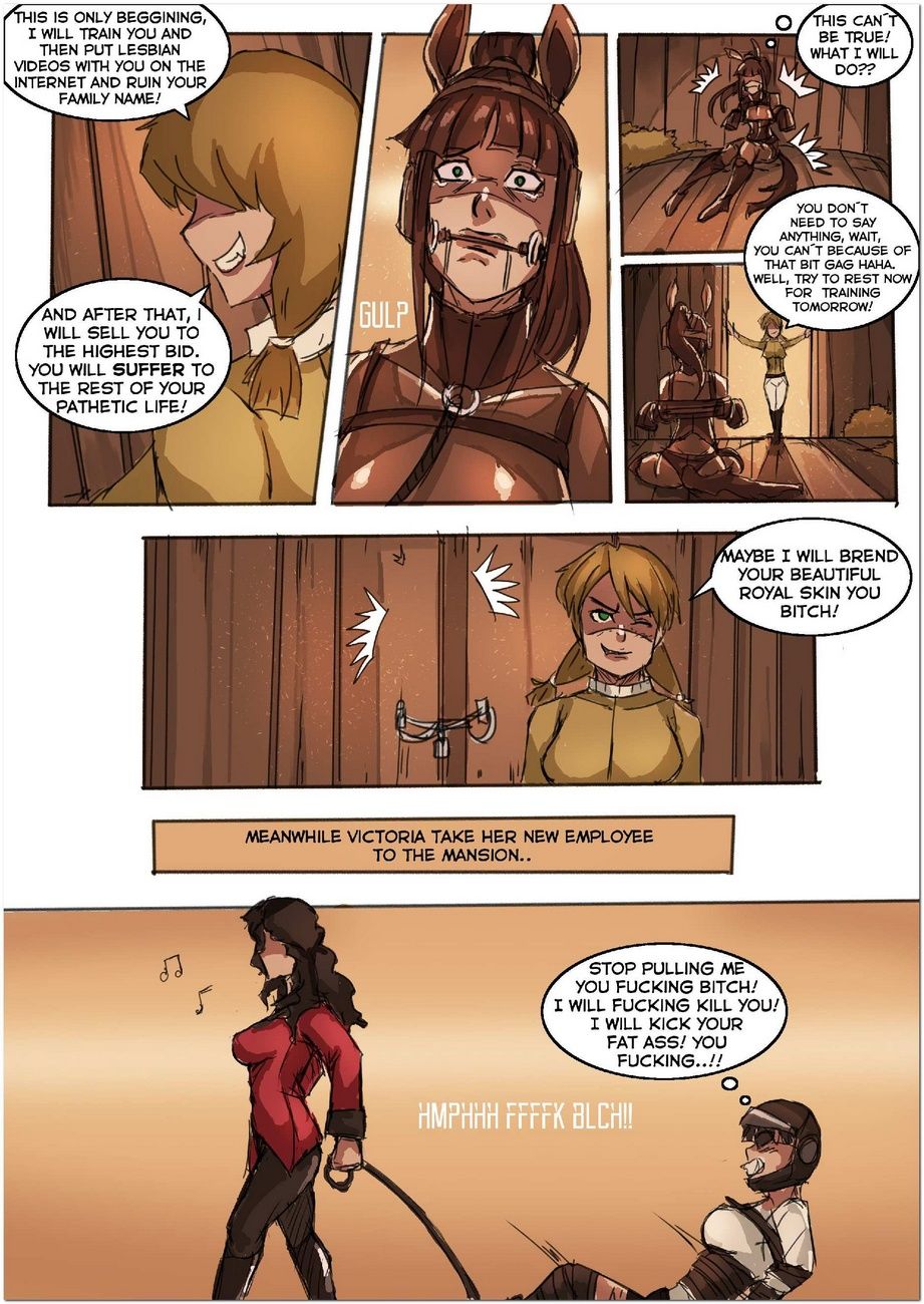 Derby 1 - Duchess Ponygirl Transformation page 8