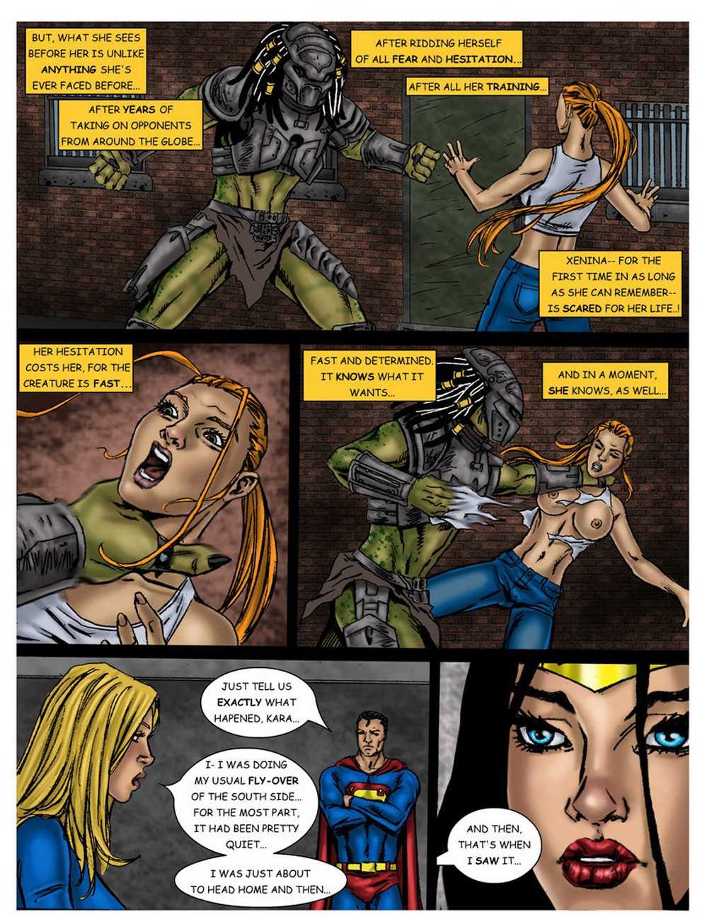 Wonder Woman - In The Clutches Of The Predator 2 page 9