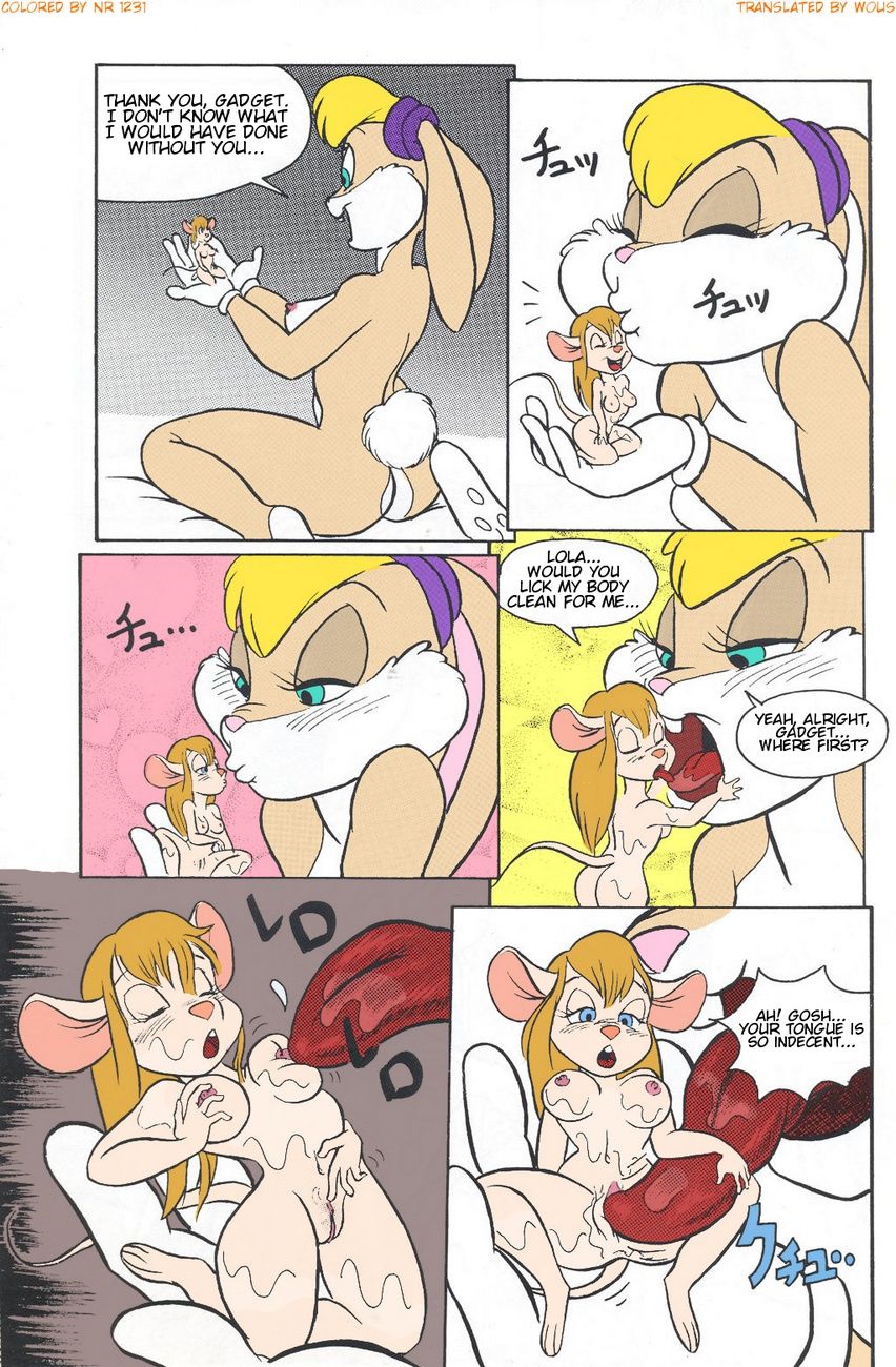 Gadget Hackwrench X Lola Bunny page 8