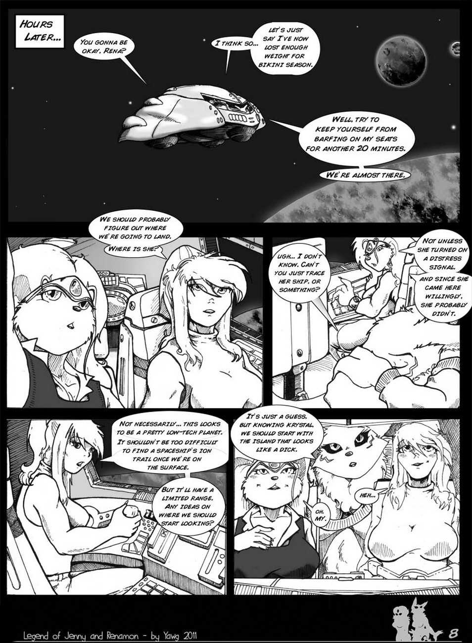 The Legend Of Jenny And Renamon 1 page 9