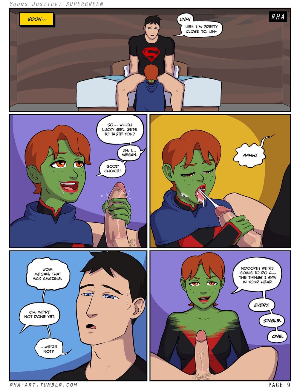Young Justice - Supergreen page 10