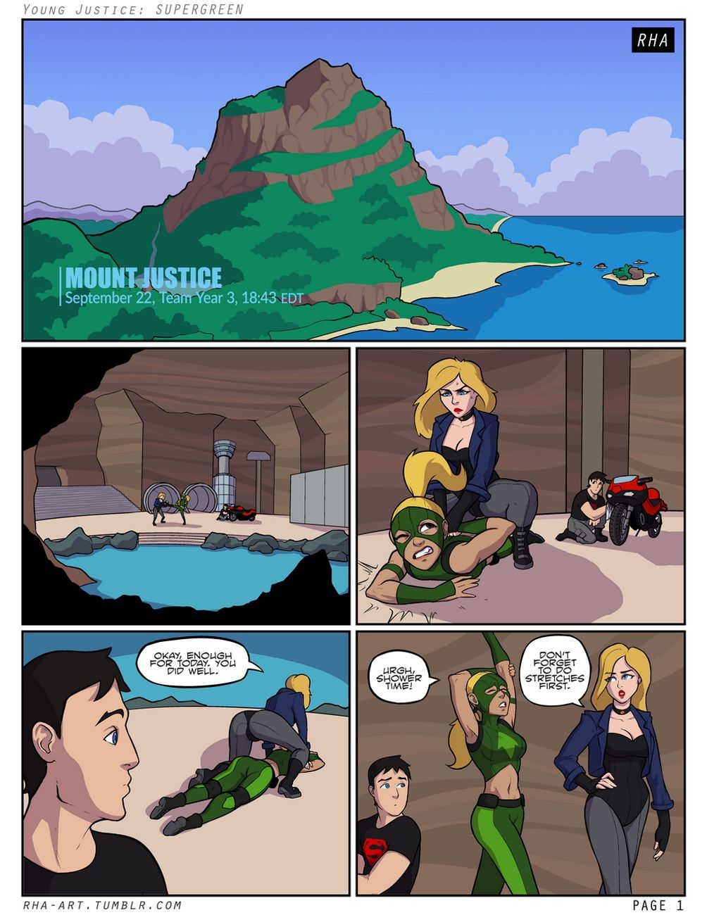 Young Justice - Supergreen page 2