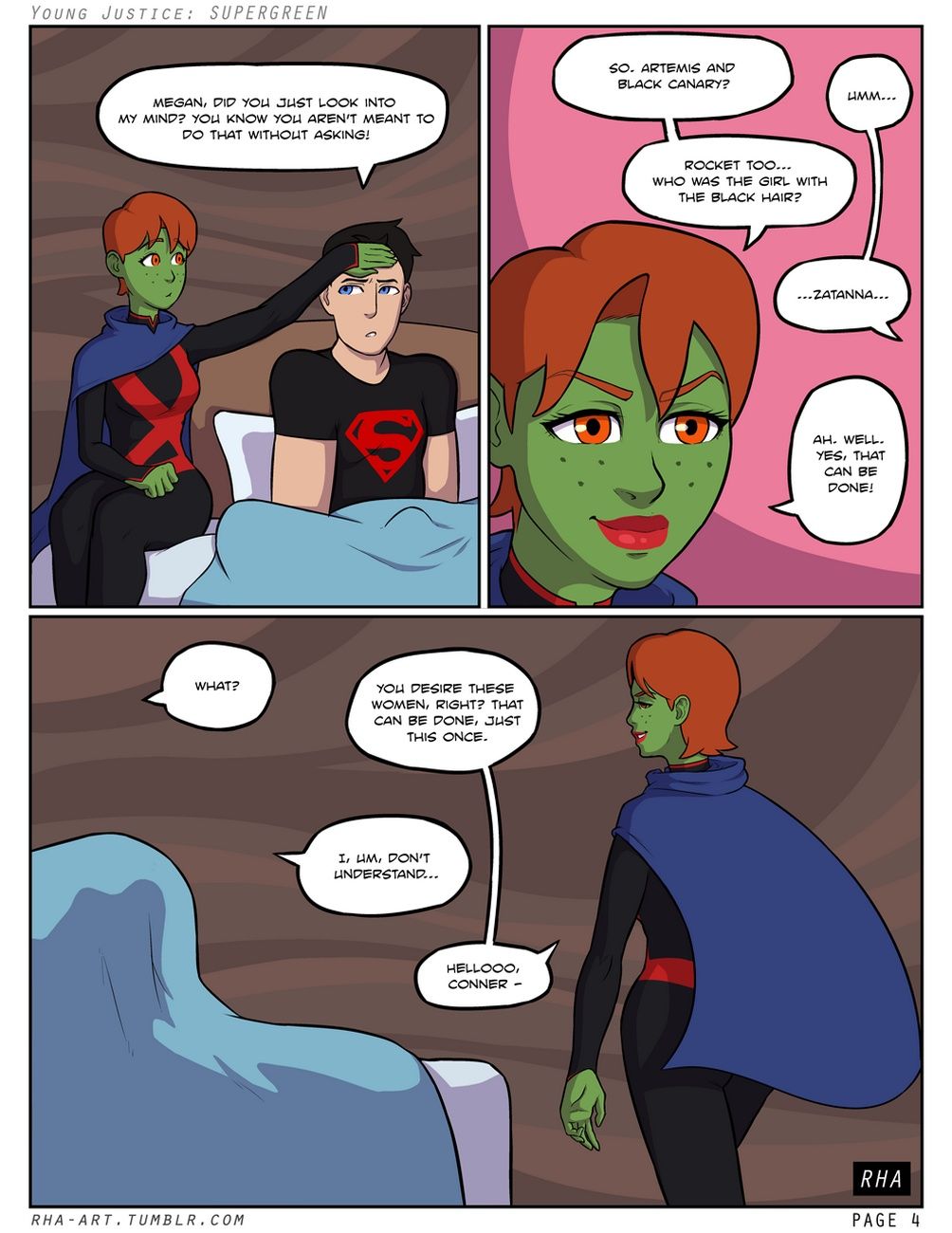 Young Justice - Supergreen page 5