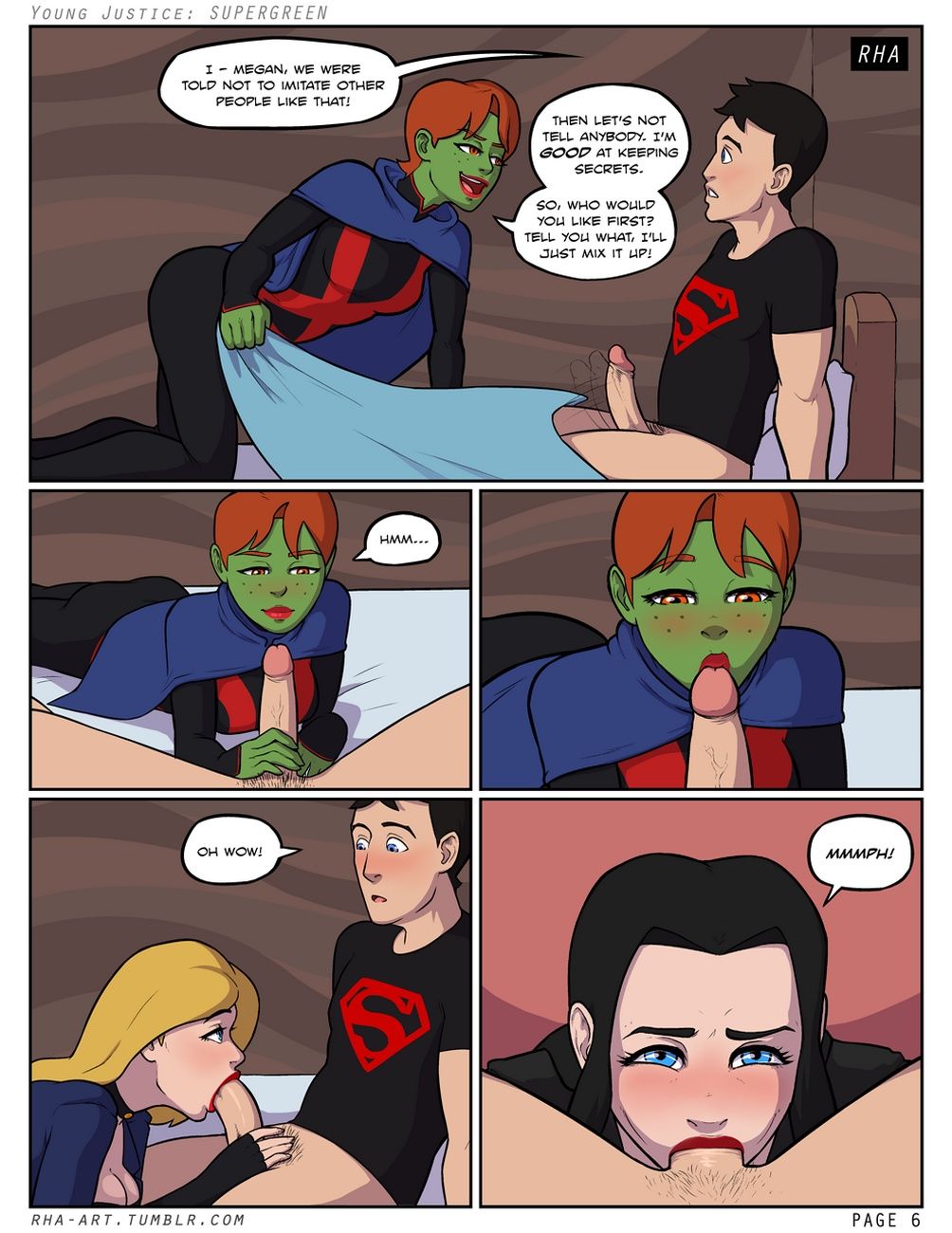 Young Justice - Supergreen page 7