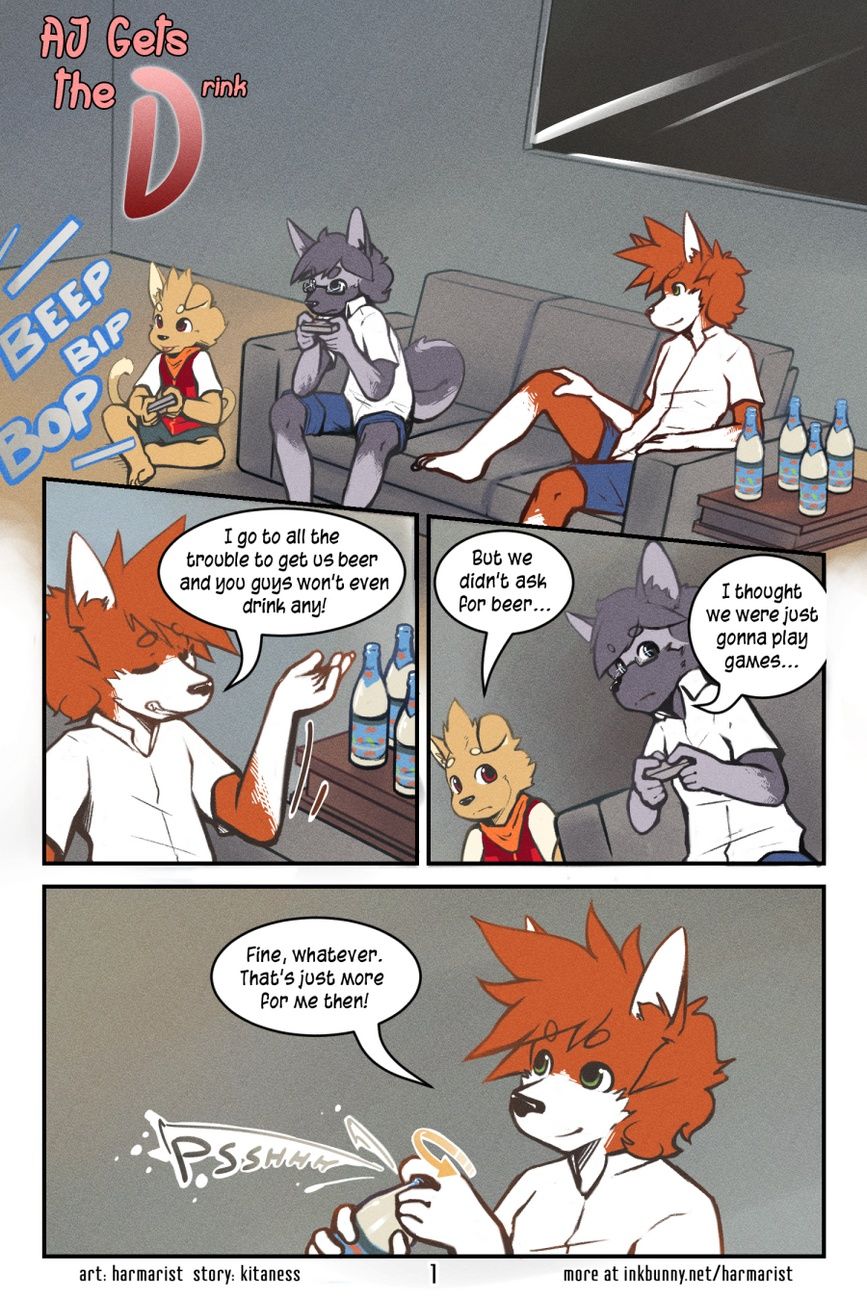 AJ Gets The Drink page 2
