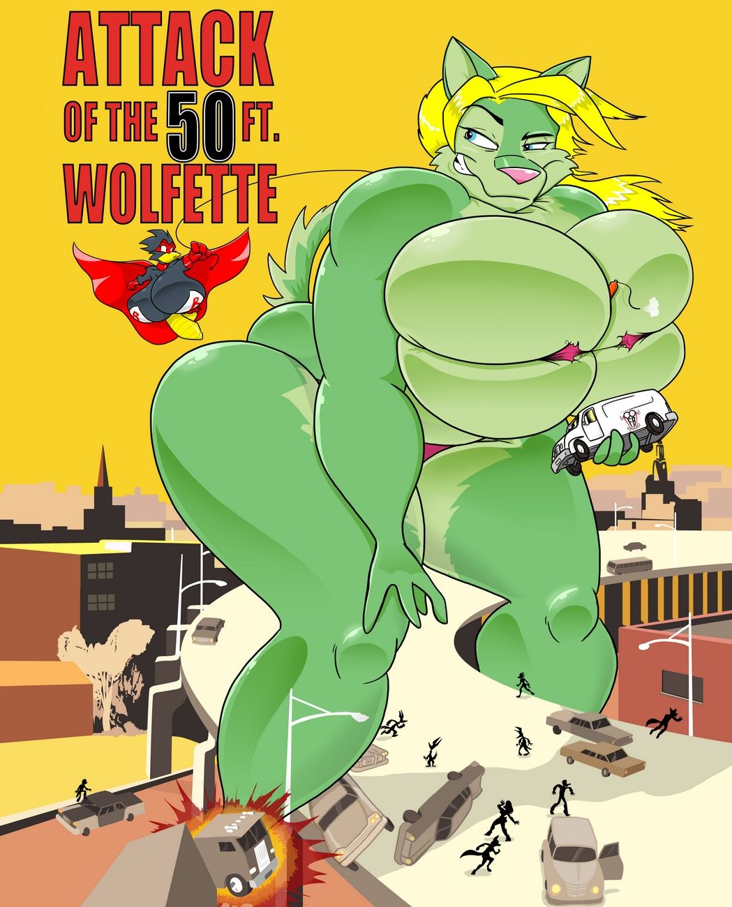 Attack Of The 50ft Wolfette 1 page 1