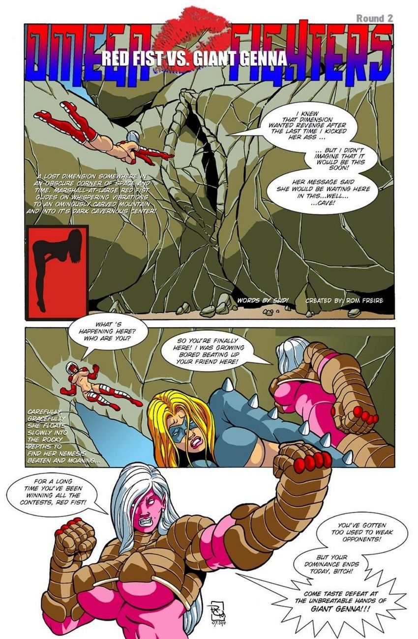 Omega Fighters 2 - Red Fist VS Giant Genna page 2