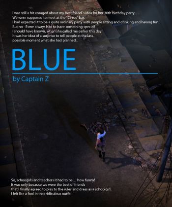 Blue cover