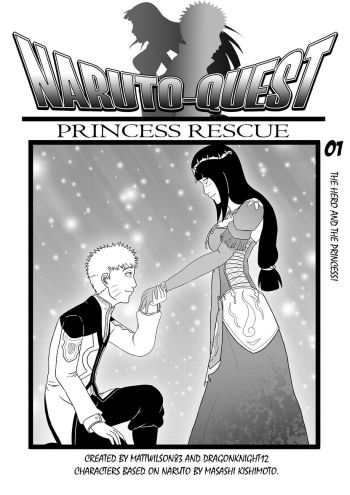 Naruto-Quest 1 - The Hero And The Princess! cover