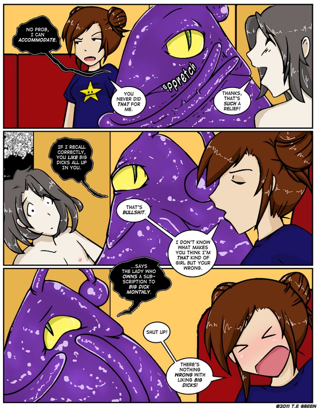 A Date With A Tentacle Monster 3 - Tentacle Hospitality page 11