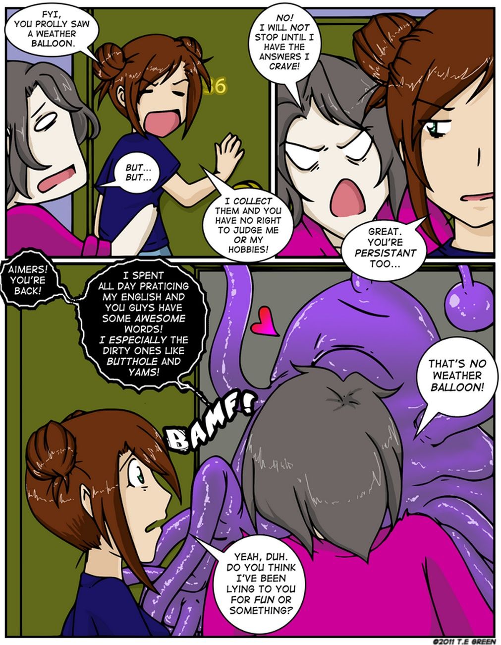 A Date With A Tentacle Monster 3 - Tentacle Hospitality page 4