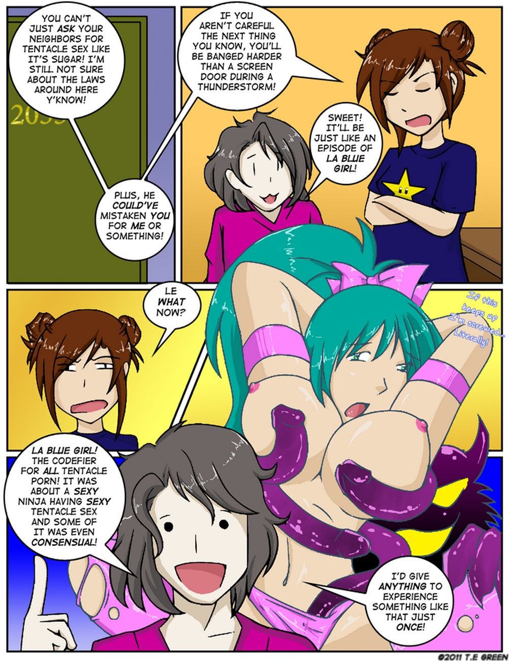 A Date With A Tentacle Monster 3 - Tentacle Hospitality page 6
