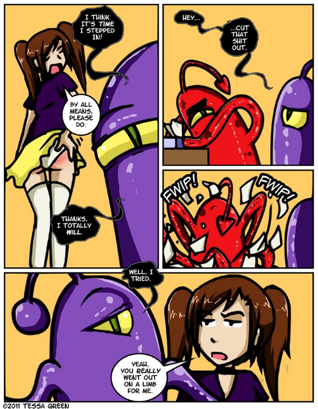 A Date With A Tentacle Monster 4 - Tentacle Multiplicity page 13