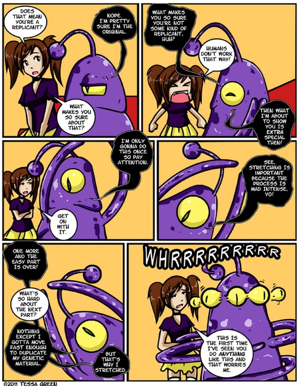 A Date With A Tentacle Monster 4 - Tentacle Multiplicity page 6
