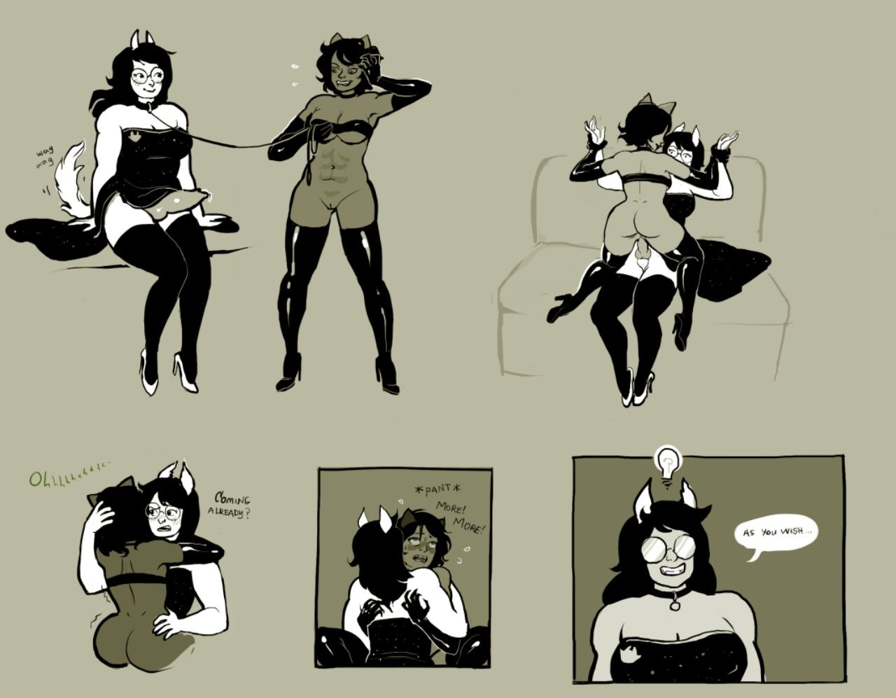 Fit & Limber Nepeta Tries To Petplay Domme page 8