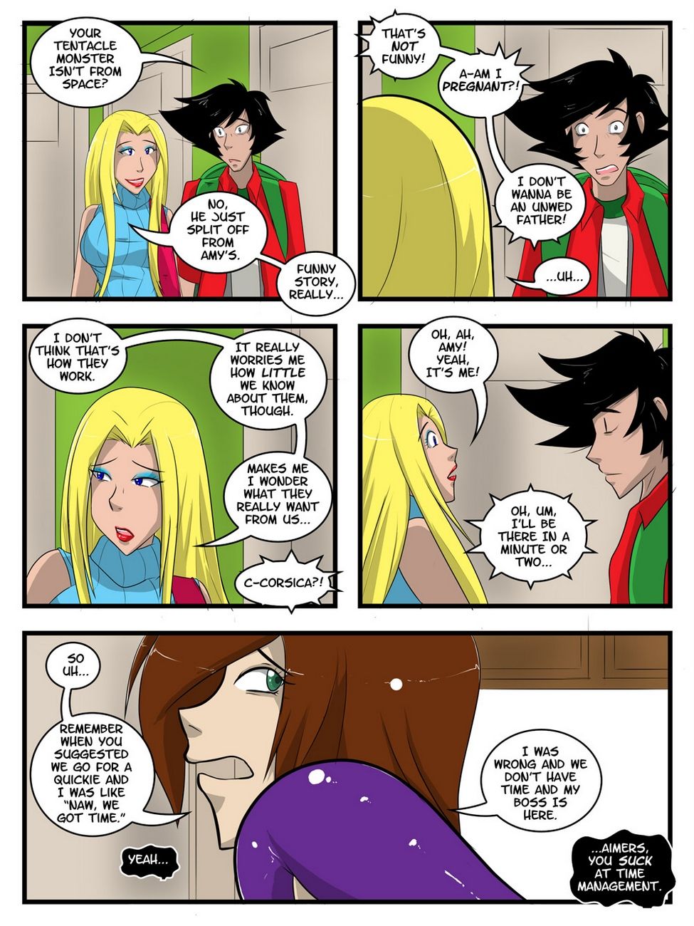 A Date With A Tentacle Monster 8 page 7