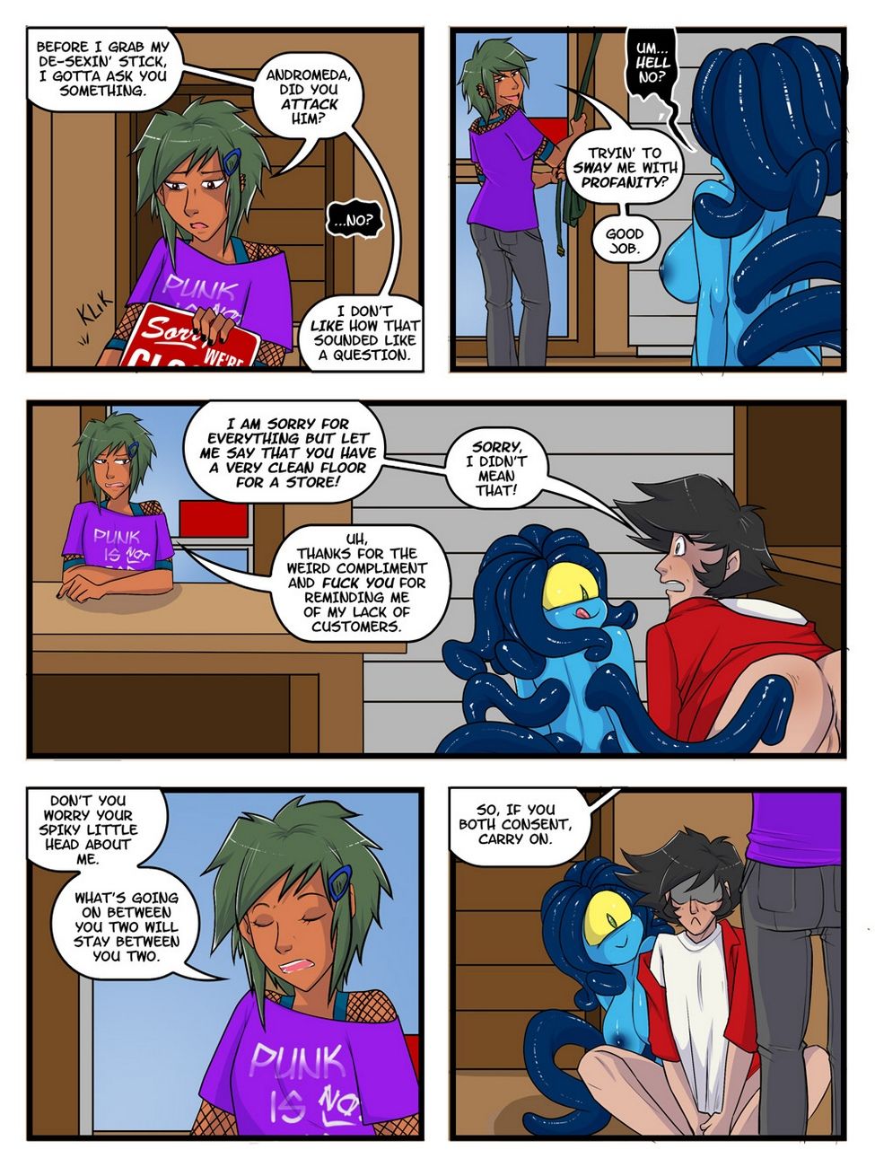 A Date With A Tentacle Monster 10 page 15