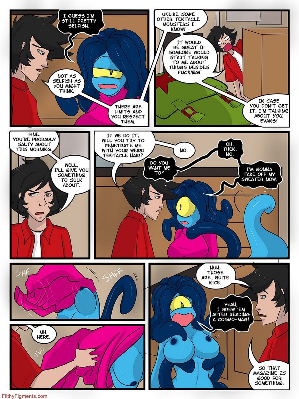 A Date With A Tentacle Monster 10 page 8
