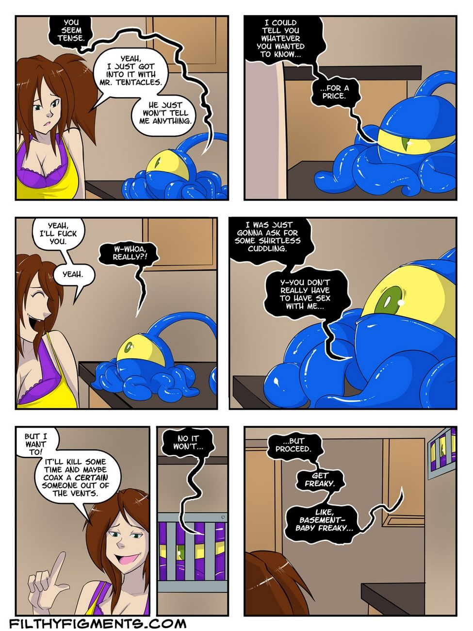 A Date With A Tentacle Monster 11 page 7