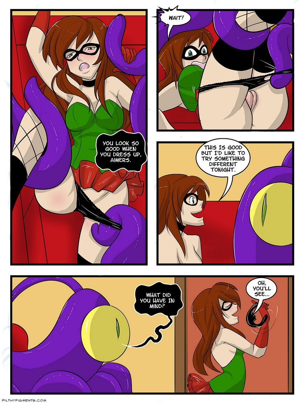A Date With A Tentacle Monster Halloween Special page 5
