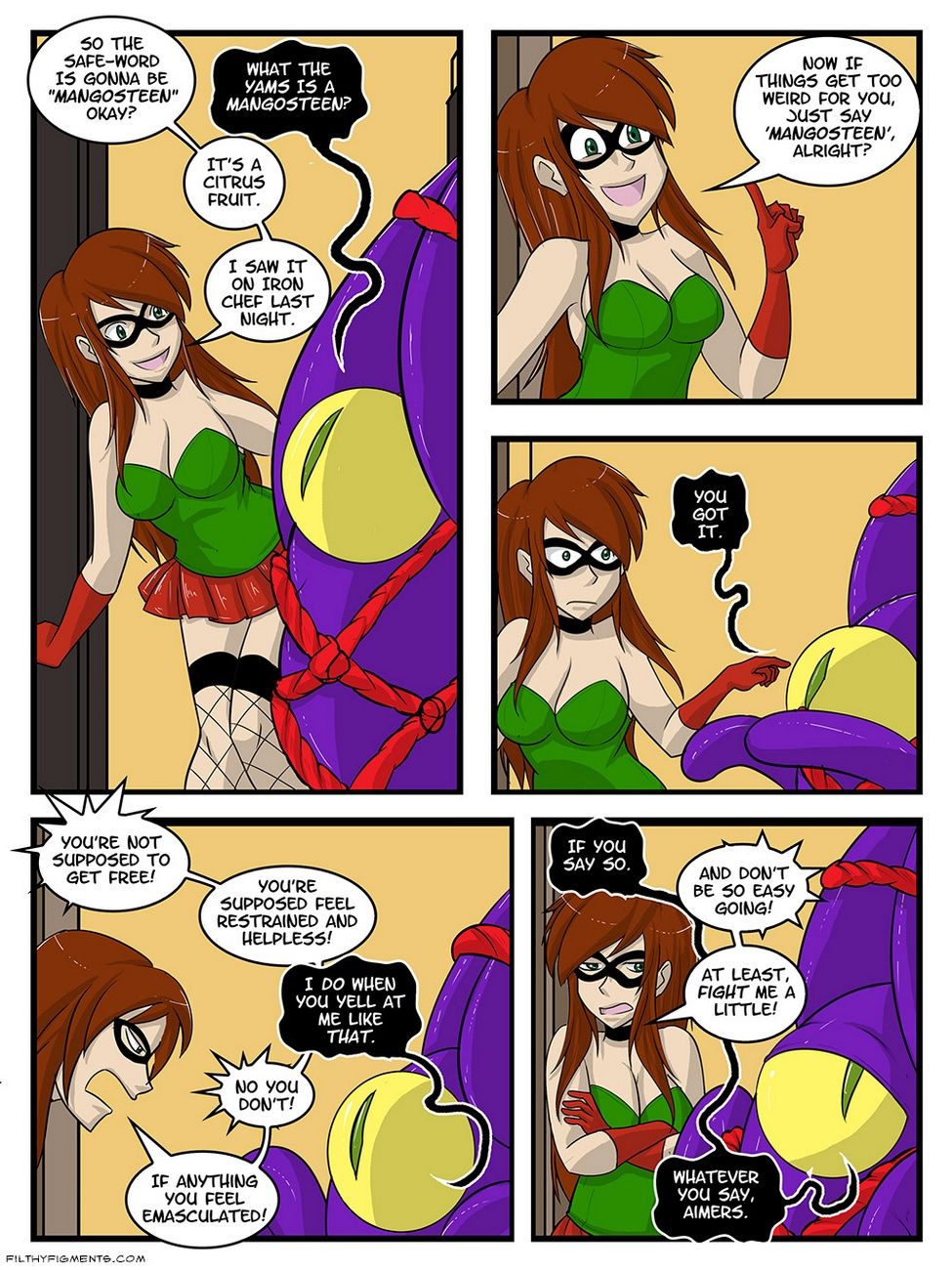 A Date With A Tentacle Monster Halloween Special page 6
