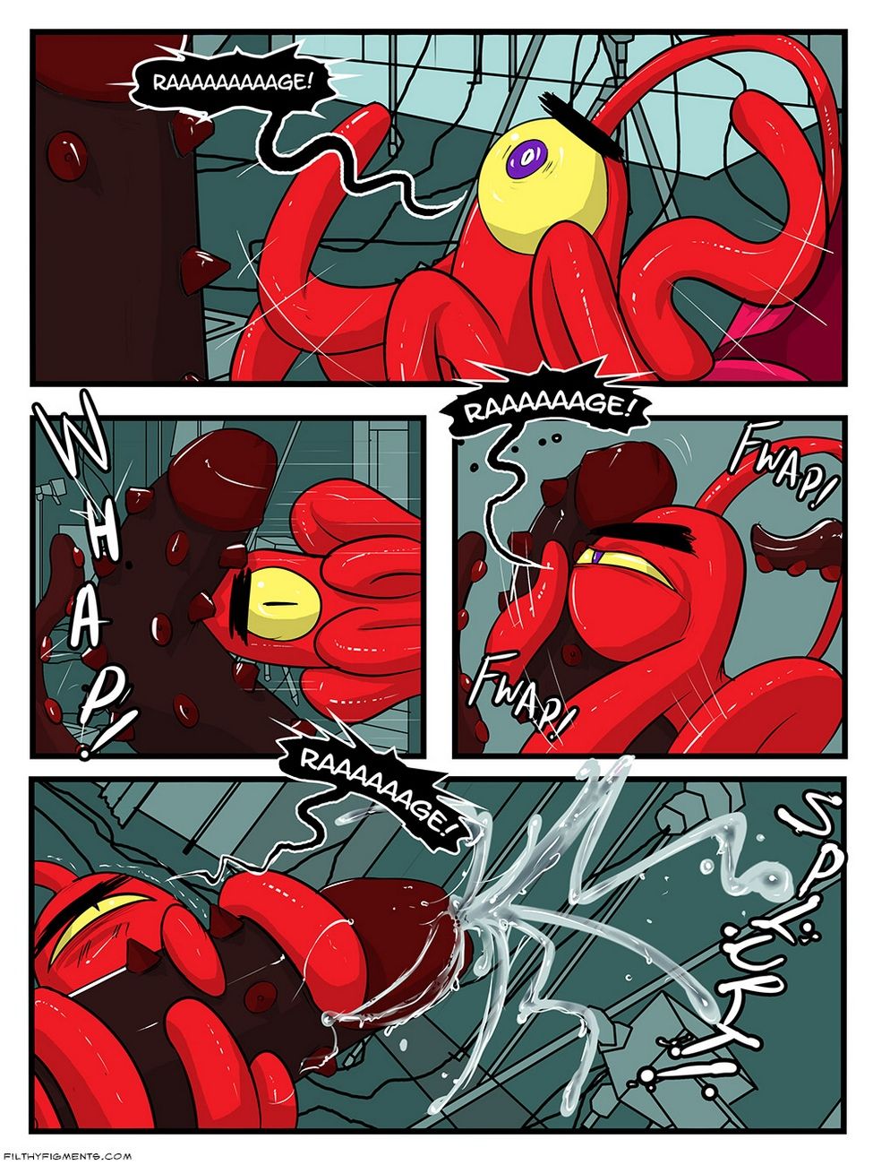 A Date With A Tentacle Monster Halloween Special page 8