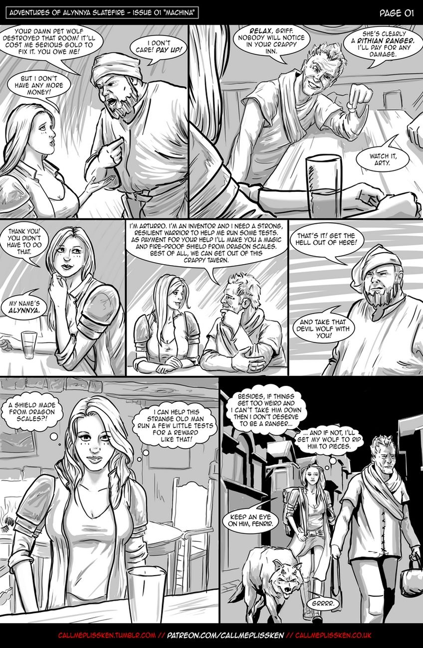 Adventures Of Alynnya Slatefire 1 page 2