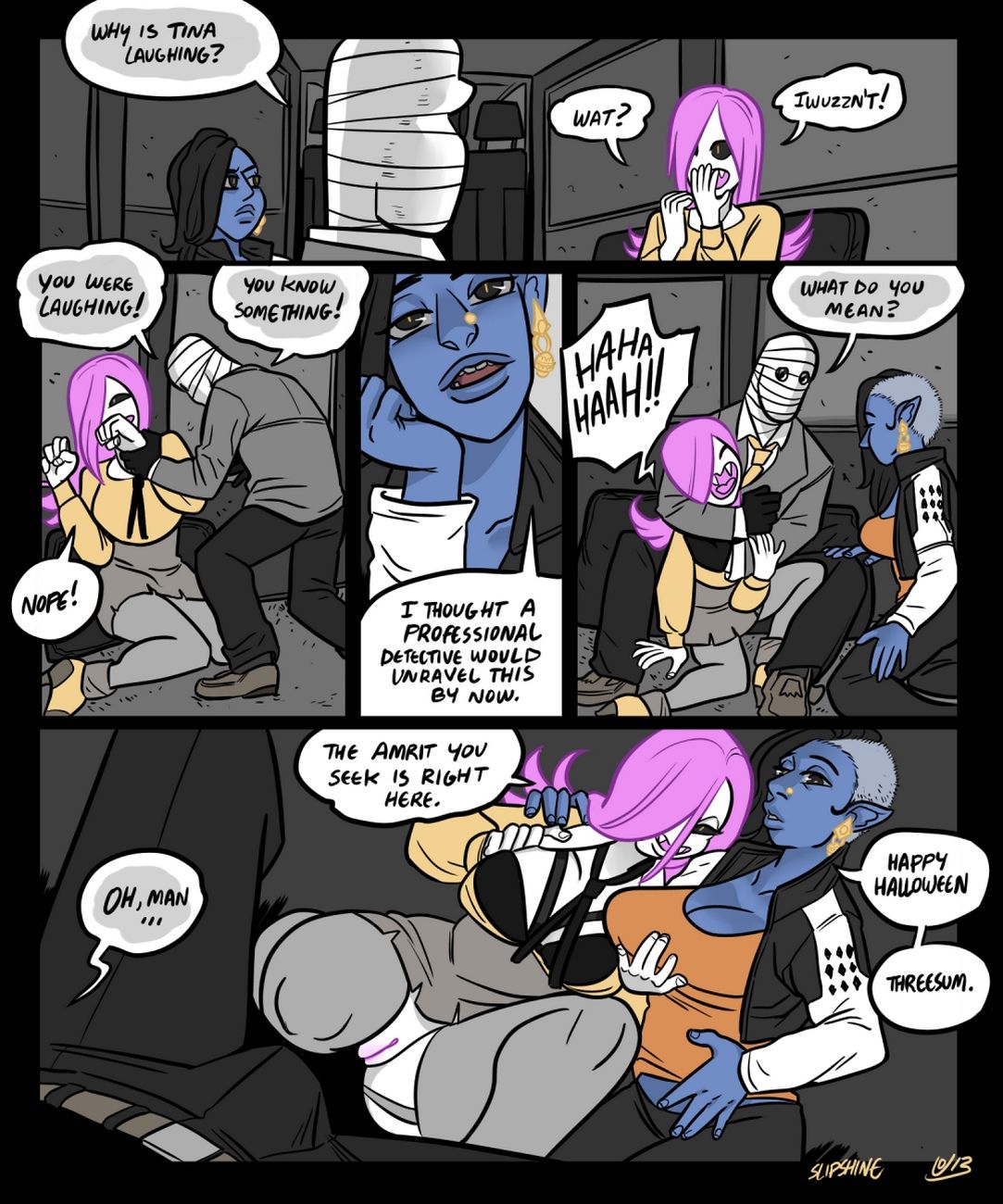 Mr Invisible & The Halloween Special page 9