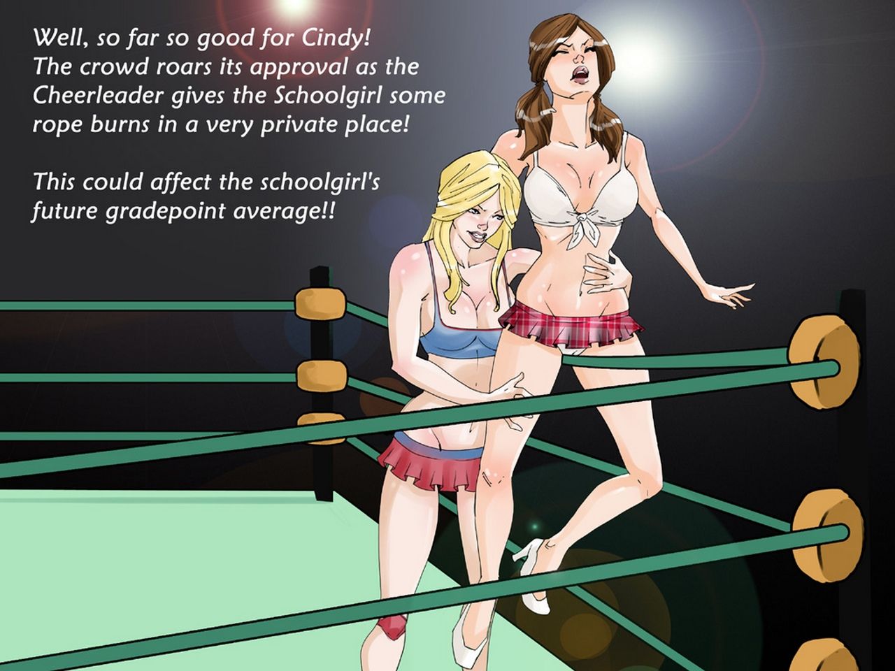Naughty Fighters Wrestling League 1 page 17