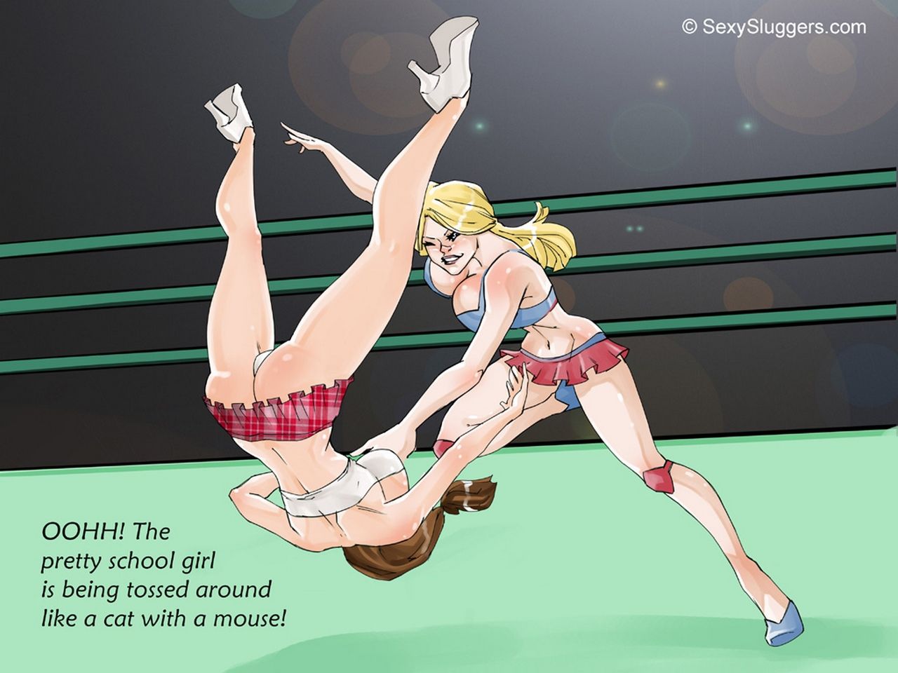 Naughty Fighters Wrestling League 1 page 8