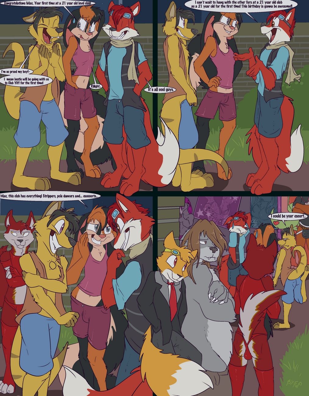 Birthday Party At Club Yiff page 2