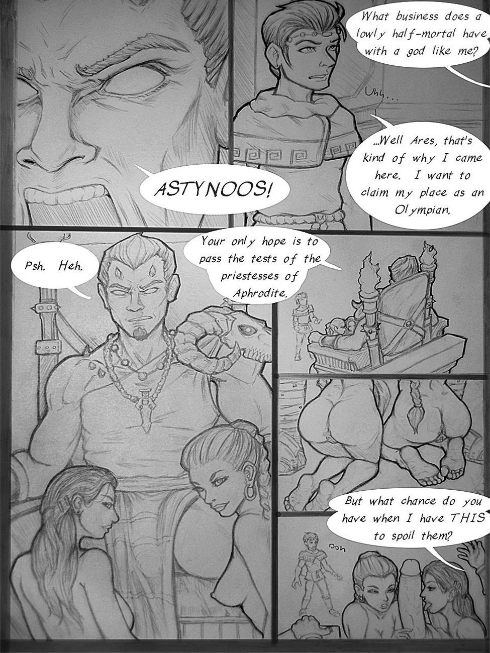 Astynoos And The 4 Priestesses Of Aphrodite page 2