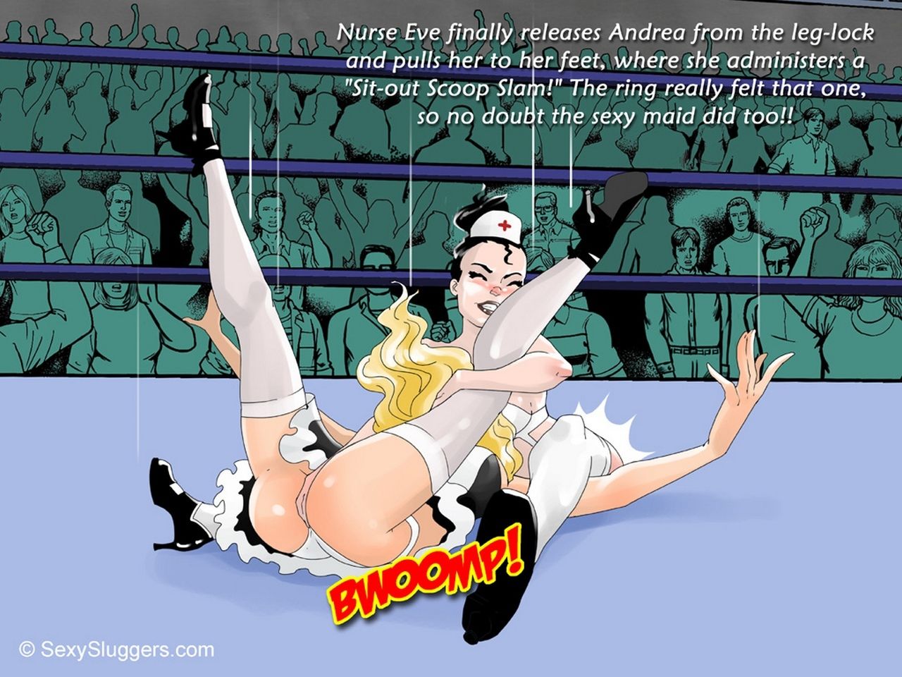 Naughty Fighters Wrestling League 2 page 10