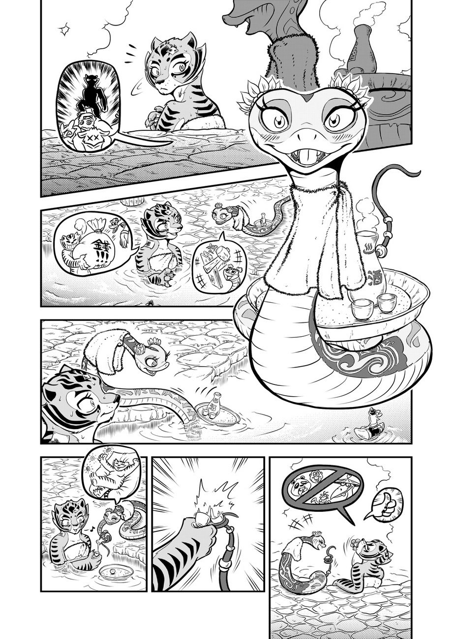 The Tiger Lilies In Bloom page 3