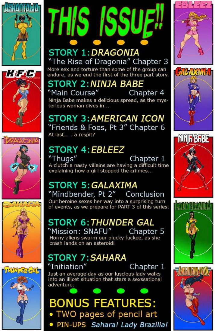 9 Super Heroines - The Magazine 6 page 3