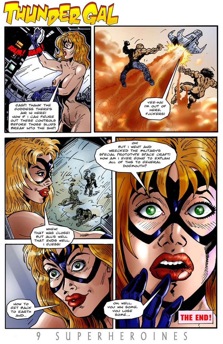 9 Super Heroines - The Magazine 7 page 34
