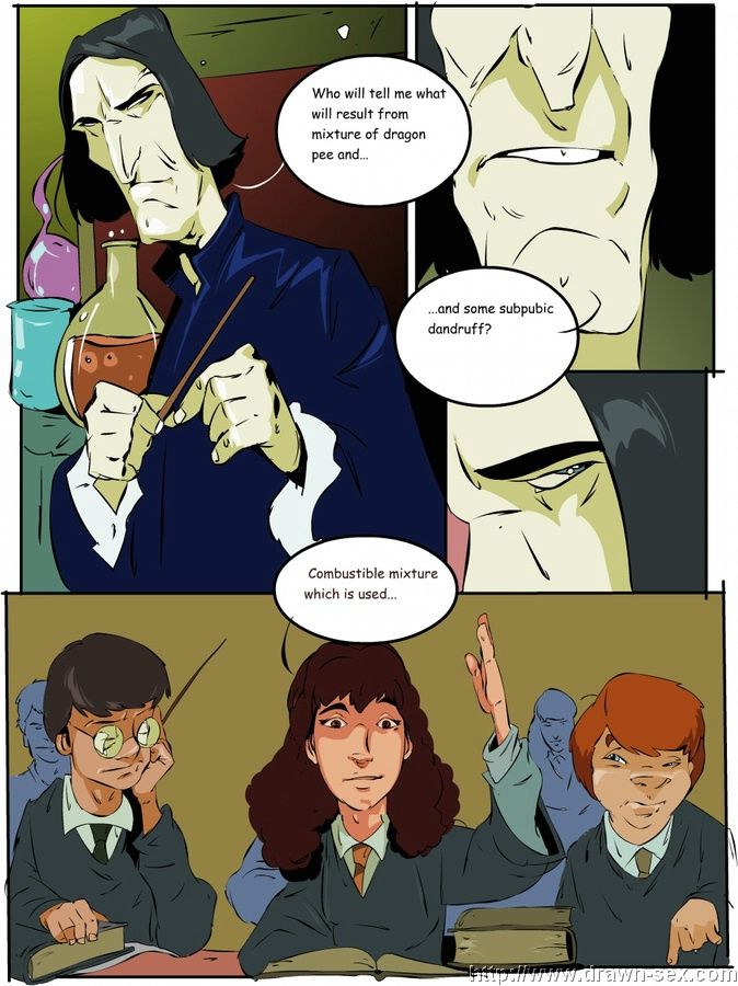 Harry Potter - Drawn Sex Cartoon page 16