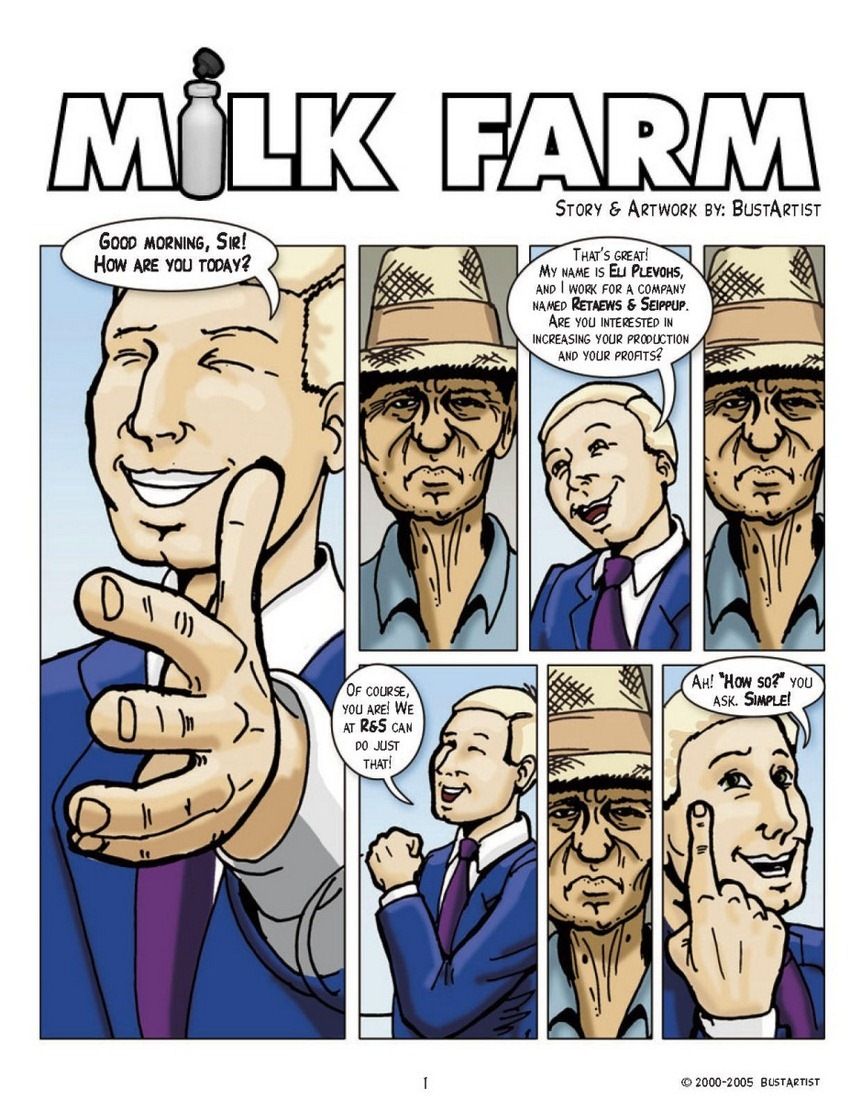 Gr0W Comics Milk Farm-Adventure XXX page 2