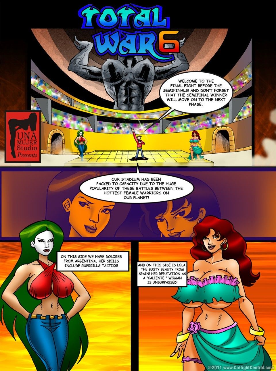 Total War 4-6 - Cat Fight Central XXX page 11